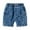 Dark Blue, variant on Kids Girls Jean Shorts High Waisted Baggy Denim Shorts with Pockets Girls Summer Clothes 4-5 Years