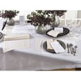 thumbnail image 2 of Saro Lifestyle Embroidered and Hemstitch Linen Blend Tablecloth, 2 of 3