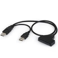thumbnail image 3 of Hard Disk Drive SATA 7+15 Pin 22 to USB 2.0 Adapter Cable for 2.5 HDD Laptop, 3 of 5