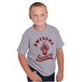 thumbnail image 4 of Funny Awesome Flaming Hot Sauce Joke Crewneck T Shirts Boy Girl Teen Brisco Brands M, 4 of 6