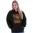 thumbnail image 4 of Airbrushed PACMAN Game Runnin Wild Unisex Plus Size Hoodie Brisco Brands 2X, 4 of 5