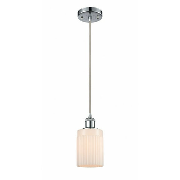Innovations 516-1P-PC-G341 Hadley 1 Light Mini Pendant part of the Ballston Collection, Polished Chrome