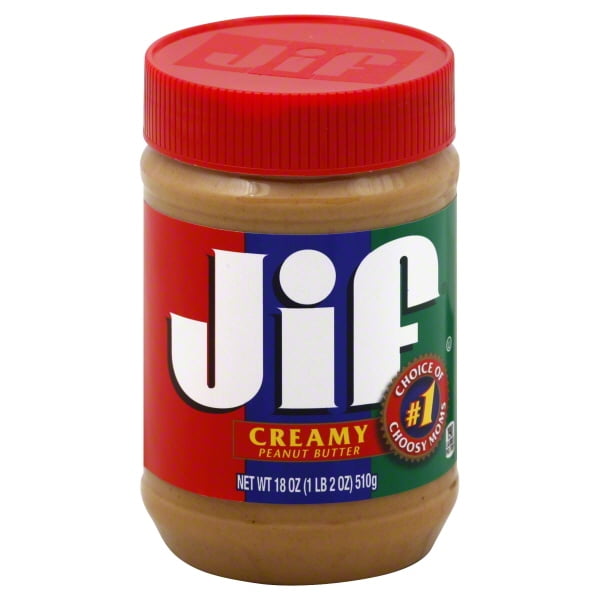 JM Smucker Jif Peanut Butter, 18 oz