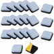 thumbnail image 1 of 20 almohadillas deslizantes autoadhesivas para muebles, almohadillas de teflón para muebles cuadrados, almohadilla deslizante de teflón de 30 mm para sillas, sofás, escritorios, mesas y, 1 of 5