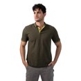 thumbnail image 1 of PLAYERA COMFORT FIT DE CUELLO TIPO POLO,  MANGA CORTA, CÁRDIGAN EN PUÑOS Y CUELLO CON LÍNEAS A CONTRASTE Y ABERTURA EN LOS COSTADOS, 1 of 4