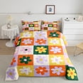 thumbnail image 2 of Feelyou Chic Blossoms Flower Bedding Comforter Set, Cartoon Floral Twin Comforter Sets, Teens Kids Girls Women Reversible Bedding Set, Breathable Home Decor, 2-Piece, 2 of 8