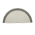 thumbnail image 2 of Allstate 54" Black and White Rhinestone Christmas Tree Skirt, 2 of 4