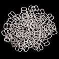 thumbnail image 2 of 100Pc Metal Bra Strap Adjuster Slider Bra Slider 8 Hook Lingerie Adjustment Buckle 6mm, 2 of 9