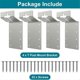 thumbnail image 5 of 4 PCS T Post Bracket, Birdhouse/Mailbox Mounting Bracket, 5 of 5