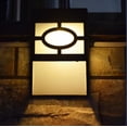 thumbnail image 4 of Retro Solar Lamp Wall Lamp LED Panel Solar Lamp Wall Lighting Rainproof Outdoor Wall Lamp, Warm White, 4 of 4