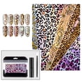 thumbnail image 3 of Kit de gel adhesivo para uñas, regalos, accesorios de decoración prácticos, kits de pegatinas para uñas Estampado de leopardo, 3 of 9