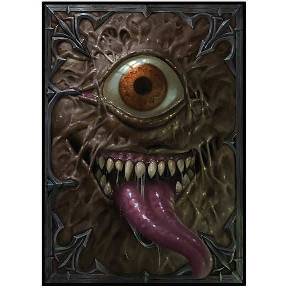 Fantasy North - Book of Fiends - Spellbook Series - 100 Textured Matte TCG Card Sleeves - Fits Magic MTG Commander Pokemon and other Card Games - Playing Card Sleeves