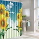 thumbnail image 4 of Cortina de ducha, 180 x 180 cm, hermosa cortina de baño impermeable con estampado de ducha, cortina de baño con características líderes en su clase, 4 of 7