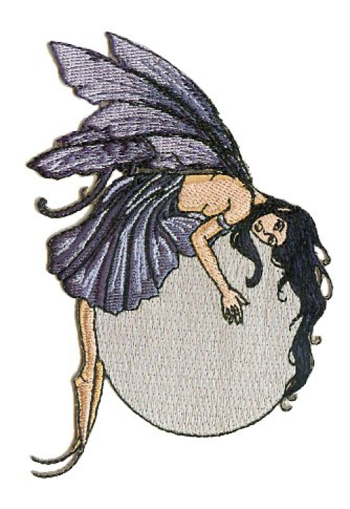 Amy Brown Artist Patch - Sleeping Moon Sphere 2 Fairy