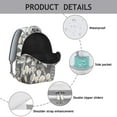 thumbnail image 4 of "Boho Travel Backpack for College - 17” Laptop Sleeve, Tribal Aesthetic, Water-Resistant Daypack with Multiple Pockets for School & Work Essentials", 4 of 6