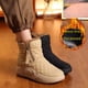 thumbnail image 5 of Zapatos casuales de mujer, zapatos acolchados de algodón con forro polar, botas de nieve de suela gruesa de invierno para mujer, botas cortas de moda para mujer, 5 of 6