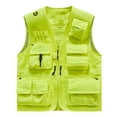 thumbnail image 5 of UAMVSH Womens Plus Size Tank Tops V Neck Sleeveless Work Vest Breathable Casual Outdoor Hiking Tanks with Multiple Pockets, 5 of 6