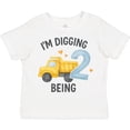 thumbnail image 3 of Inktastic I'm Digging Being 2 Birthday Truck Boys or Girls Toddler T-Shirt, 3 of 5