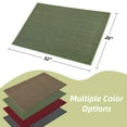 thumbnail image 5 of FloorHug Non-Slip Washable Doormats 20" x 32", Dirt Trapper Entryway Rug, Dirt Resistant and Absorbent Welcome Mat, Low Profile Floor Mats for Front Back Door, Green, 5 of 8