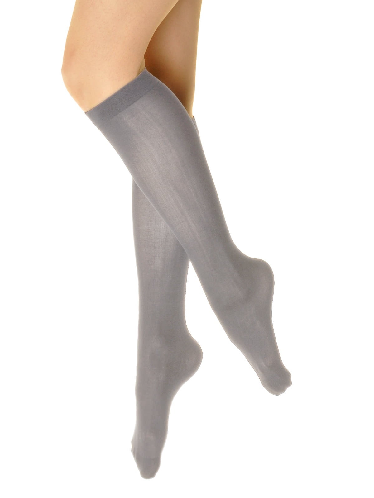 Angelina Angelina Sheer Support Nylon KneeHigh Stockings (6Pairs