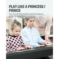 thumbnail image 5 of Donner Upgraded 61 Key Piano Keyboard, Electric Keyboard Kit with 249 Voices, 249 Rhythms - Includes Piano Stand, Stool, Microphone, Gift for Beginners, Black (DEK-610S), 5 of 8
