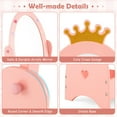 thumbnail image 6 of Costway Kids Full Length Mirror Free-Standing 360° Dressing Wooden Princess Storage Pink, 6 of 10