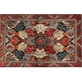 thumbnail image 1 of Ahgly Company Indoor Rectangle Traditional Saffron Red Persian Area Rugs, 5' x 8', 1 of 6