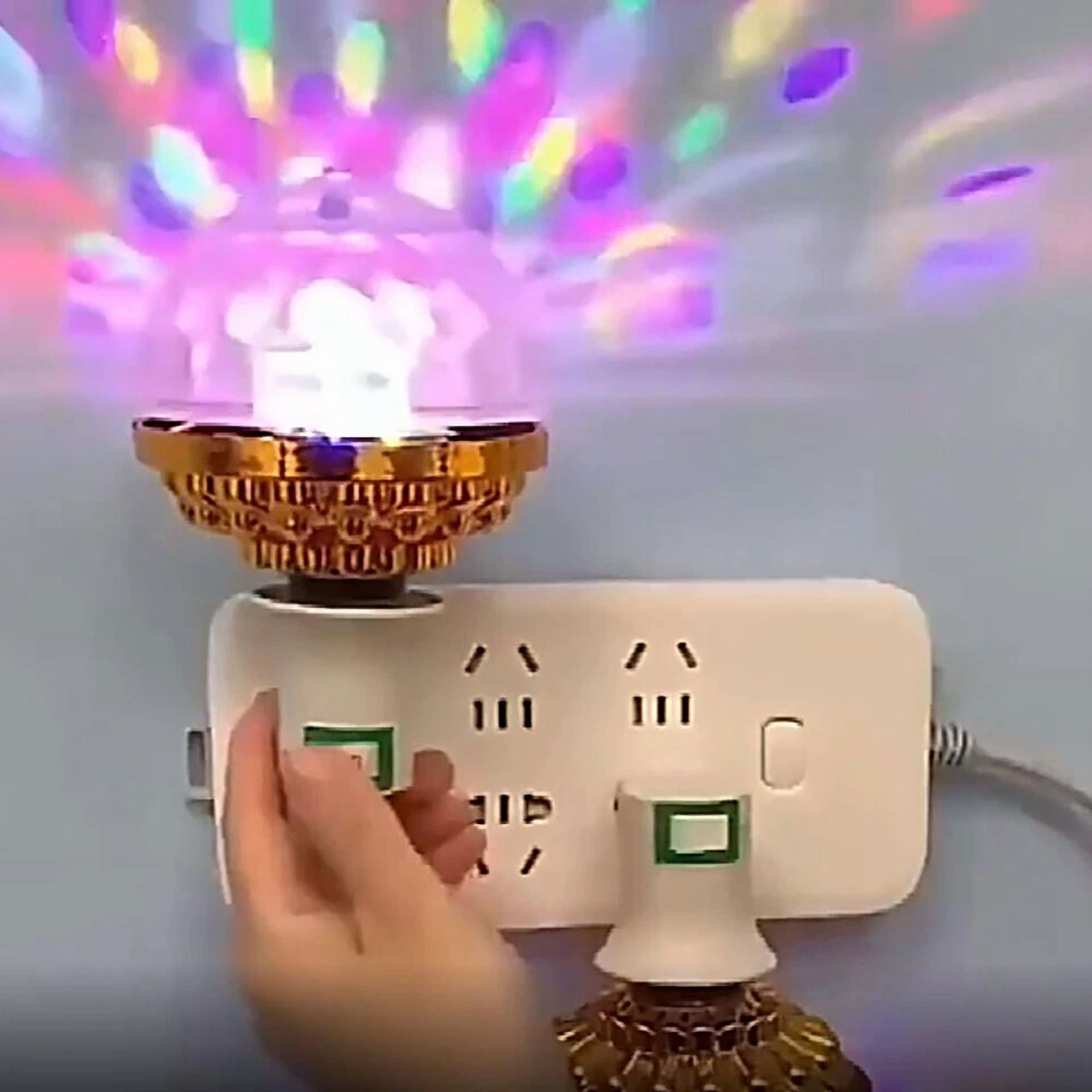 BUTTERFLY- Disco Bulb Laser Projector Rgb Party Jq