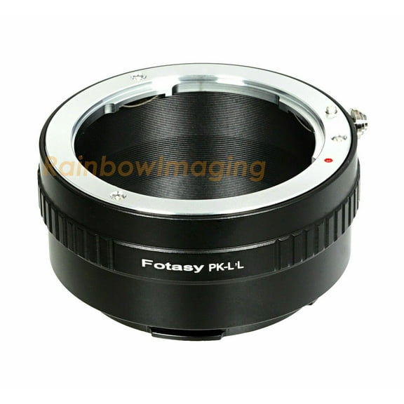 Fotasy Pentax PK K Lens to Leica L Mount Adapter, Compatible with Leica TL2 /TL /T /CL / SL / SL2 / SL2-S and Panasnoc S1/ S1R / S1H / S5 and Sigma fp fp L