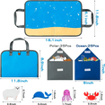 thumbnail image 3 of Laffact Portable Felt Story Board for Travel Felt Marine Polar Theme Busy Board Christmas Birthday Party Present, 3 of 6