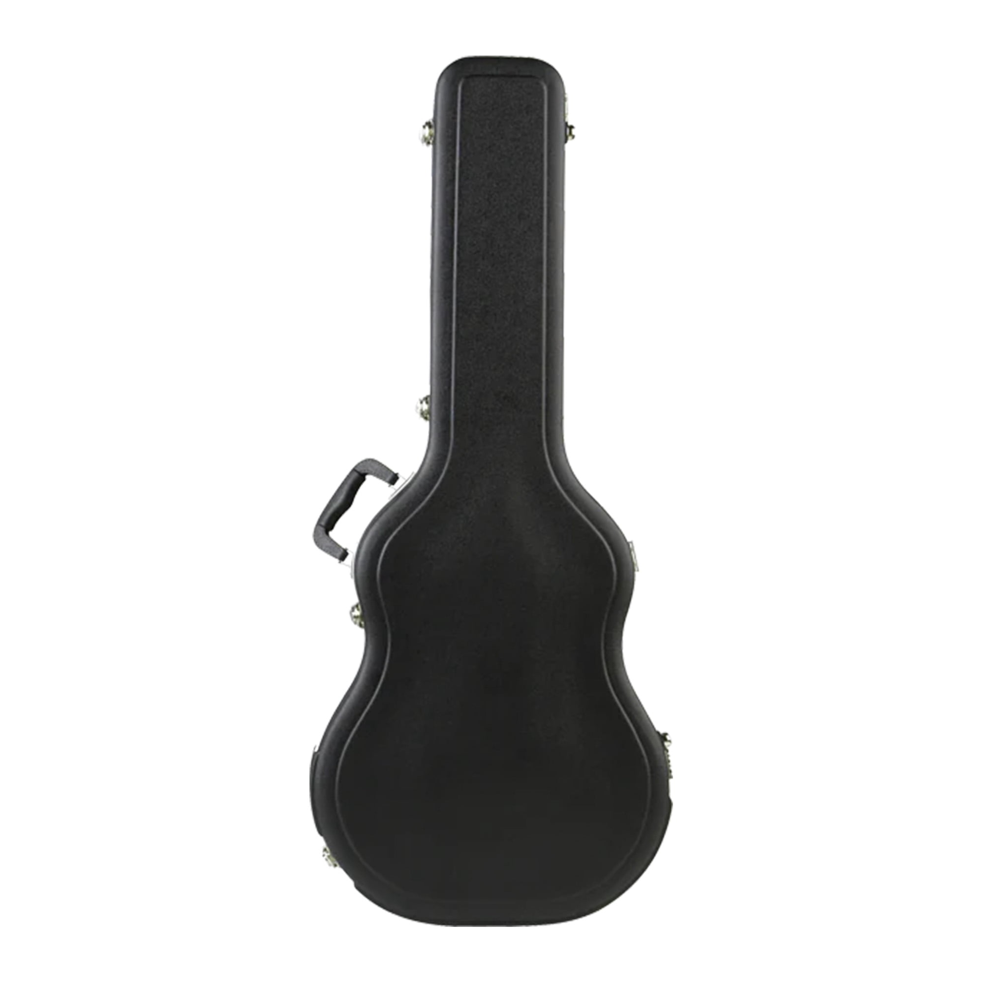 SKB Hardshell Travel Case for Thin-Line Acoustic or Electric Guitars, Black