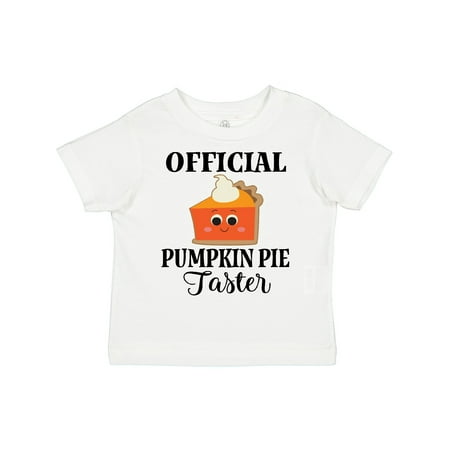 

Inktastic Thanksgiving Official Pumpkin Pie Taster Gift Toddler Boy or Toddler Girl T-Shirt