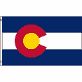 thumbnail image 1 of Colorado State Polyester Flag, 1 of 1