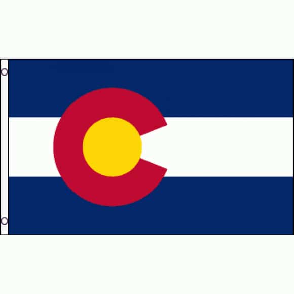 Drapeau de l'État du Colorado en Polyester