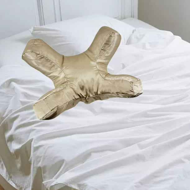 Almohada para dormir para dormir boca arriba portatil cojin soporte para el cuello comoda y transpirable almohada de saten para la cara Walmart en linea