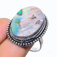 thumbnail image 2 of Natural Abalone Shell Gemstone Handmade 925 Sterling Silver Ring Size 9, 2 of 2