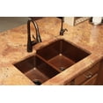 thumbnail image 4 of Premier Copper Products K40DB33229 Double Basin Drop In/Undermount Sink, 4 of 5