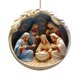 thumbnail image 1 of TQEHS Colgante plano de acrílico con diseño de árbol de Navidad pintado en 2D M2, 1 of 6