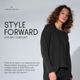 thumbnail image 6 of MERCER+METTLE Women's Stretch Open-Front Cardigan | Open Sweater for Women, Cocoon Cardigan for Work & Casual Wear - Night Navy 3XL, 6 of 7