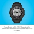 thumbnail image 4 of Garmin Instinct Crossover Solar - Tactical Edition, Rugged Hybrid Smartwatch with Solar, Tactical-Specific Features, Analog Hands and Digital Display, Black, 4 of 5