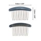 thumbnail image 2 of 1 Pc Peine Desenredante para Mujeres para Cabello Lacio, Ondulado, Grueso y Rizado, Plástico Azul, 2 of 3