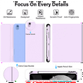 thumbnail image 6 of Kenke Keyboard Case for iPad Air 11-inch M3/M2 (2025/2024), iPad Air 5th/4th Generation (2022/2020) - with Pencil Holder,7 Colors Backlit Keyboard,Wireless Detachable Keyboard Cover,(Purple), 6 of 9