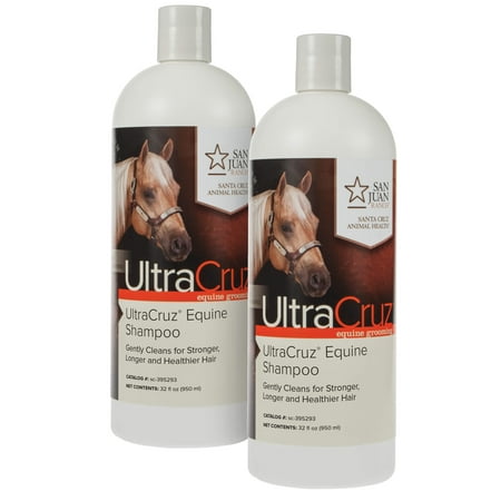 UltraCruz Equine Horse Shampoo Bundle, 2 x 32 oz Each