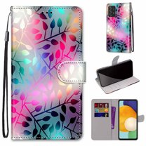 Dteck Slim Wallet Folio Flip Case for Samsung Galaxy A53 5G, Galaxy A53 PU Leather Case with Credit Card Holder, Strong Magnetic Clasps Kickstand Wallet Case for Samsung A53 5G,32-Colorful