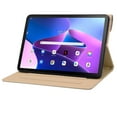 thumbnail image 4 of SaniMore Wallet Case for Lenovo Tab M10 Plus 3rd Gen 10.6" 2022 (TB-125F/TB-128F), PU Leather Magnetic Closure Cover Support Pencil Holder Card Slot & Kickstand Full Body Protective Shell, Khaki, 4 of 6