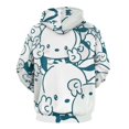 thumbnail image 3 of Pochacco Hoodie 3D Print Pullover Hooded Long Sleeve Sweatshirts Tops Blouse with Pocket for Mens Womens, 3 of 8