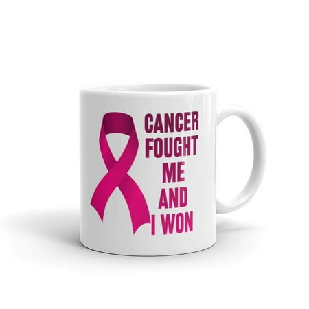 Cancer Fought Me and I Won Coffee Tea Ceramic Mug Office Work Cup Gift 15