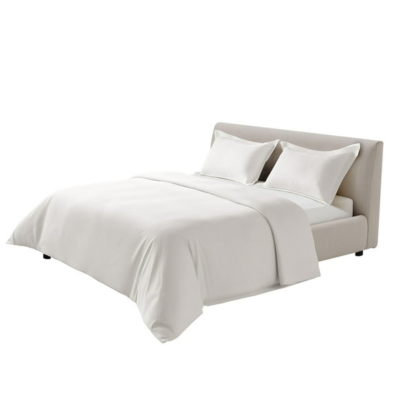 KFFKFF King Duvet Cover Set, 100% Cotton, 3-Piece Bedding Set for King Size Beds with 1 Duvet Cover 104 x 90 in and 2 Pillow Shams 20 x 36 in, Soft and Breathable Fabric, Dual Zipper Closure