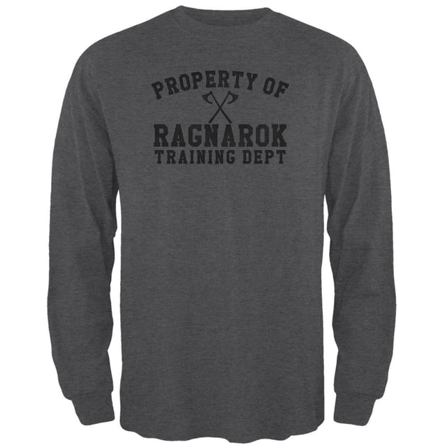 Viking Property of Ragnarok Training Department Mens Long Sleeve T Shirt