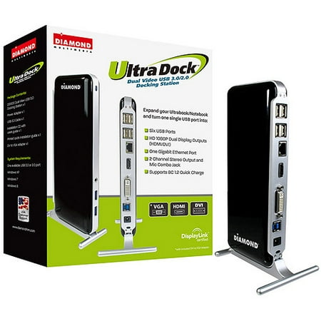 Diamond DS3900 USB 3.0 Dual View Display Docking Station